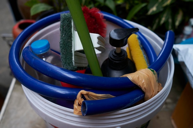 Professional cleaning service in action